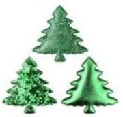 Opakowanie Dekoracje samoprzylepne choinki 12szt