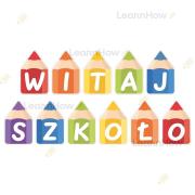 Opakowanie Dekoracje szkolne - Witaj szkoło - Kredki 11szt
