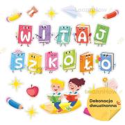 Opakowanie Dekoracje szkolne - Witaj szkoło - książki 26szt