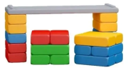 Opakowanie Deska dydaktyczna z cegłam zestaw duży 23el