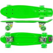 Opakowanie Deskorolka plastikowa zielona LED 56cm