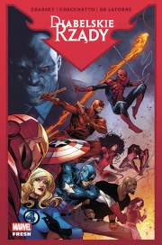 Diabelskie rządy. Autor: Chip Zdarsky, Marco Checchetto. Dadada.pl Okładka książki Diabelskie rządy