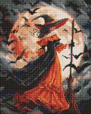 Opakowanie Diamentowa mozaika - Czarownica 40x50cm