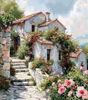 Opakowanie Diamentowa Mozaika Dom wśród kwiatów NO-2001358