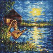 Diamentowa mozaika - Dźwięki w ciemności 40x40cm. Wydawca: Ideyka. Dadada.pl Opakowanie Diamentowa mozaika - Dźwięki w ciemności 40x40cm