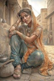 Opakowanie Diamentowa Mozaika Kobieta arabska piękność NO-2003009