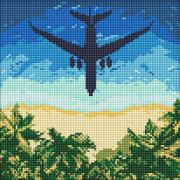 Opakowanie Diamentowa mozaika - Lot do marzeń 30x30cm