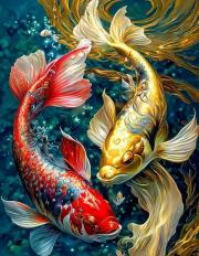 Opakowanie Diamentowa Mozaika Ryby w stawie NO-2003061