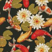 Opakowanie Diamentowa mozaika - Tęczowe karpie 40x40cm