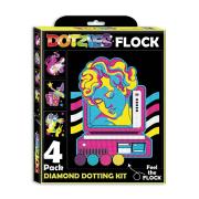 Opakowanie Diamond Dotz - Adults Flocked Neon Retro Classic