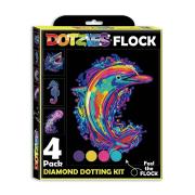 Opakowanie Diamond Dotz - Adults Flocked Neon Sea Life