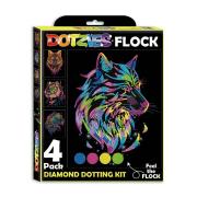 Opakowanie Diamond Dotz - Adults Flocked Wild Neon