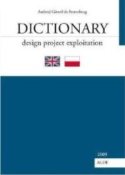 Okładka książki Dictionary design project exploitation english-pol