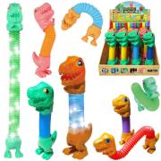 Opakowanie Dinozaur rurka pop tube ze światłem