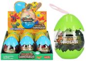 Opakowanie Dinozaur w jajku do skręcania 13cm MIX