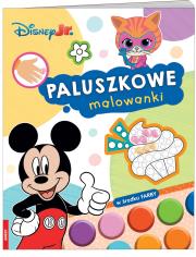 Okładka książki Disney Junior Paluszkowe Malowanki
