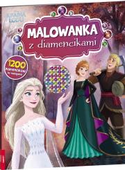 Okładka książki Disney kraina lodu. Malowanka z diamencikami