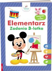 Okładka książki Disney Maluch. Elementarz. Zadania 3-latka