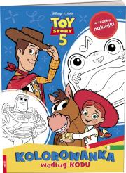 Okładka książki Disney Toy Story 5. Kolorowanka według kodu