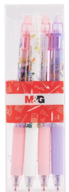 Długopis automat 0.5mm Flower Manga nieb 4szt M&G. Wydawca: M&G. Dadada.pl Opakowanie Długopis automat 0.5mm Flower Manga nieb 4szt M&G
