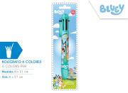 Długopis Bluey 6 kolorów BY00002. Wydawca: Kids Euroswan. Dadada.pl Opakowanie Długopis Bluey 6 kolorów BY00002