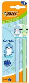 Opakowanie Długopis Cristal Figurine 1mm niebieski 2szt BIC