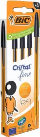 Długopis Cristal Original Fine czarny 4szt BIC. Wydawca: Bic. Dadada.pl Opakowanie Długopis Cristal Original Fine czarny 4szt BIC