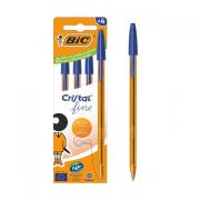 Długopis Cristal Original Fine niebieski 4szt BIC. Wydawca: Bic. Dadada.pl Opakowanie Długopis Cristal Original Fine niebieski 4szt BIC