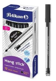 Opakowanie Długopis Hang Stick 1mm czarny (12szt) PELIKAN