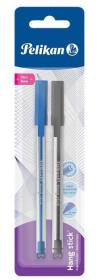 Opakowanie Długopis Hang Stick 1mm nieb.+czarny PELIKAN