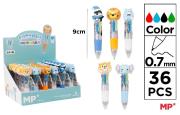 Opakowanie Długopis mini 4-kolorowy 0.7mm safari (36szt)