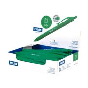 Opakowanie Długopis P1 Rubber Touch zielony (25szt) MILAN