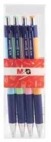 Długopis pstrykany 0.7mm nieb 4szt M&G. Wydawca: M&G. Dadada.pl Opakowanie Długopis pstrykany 0.7mm nieb 4szt M&G