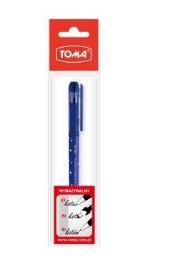 Opakowanie Długopis S-Fine wymazywalny niebieski TOMA