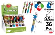 Opakowanie Długopis ścieralny 4-kolorowy Dinozaury (36szt)