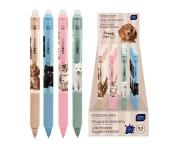 Opakowanie Długopis ścieralny auto z grip. Puppy Sign (24szt)