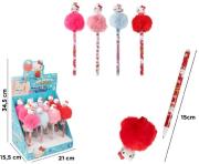 Opakowanie Długopis ścieralny z pomponem Hello Kitty (12szt)