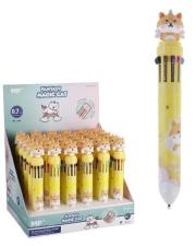 Opakowanie Długopis wielokolorowy Fantasy 10w1 Kotek (30szt)