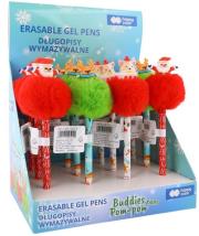 Opakowanie Długopis wymaz. Buddies X-Mas (12szt) HAPPY COLOR