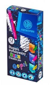 Opakowanie Długopis wymazywalny 0,6 mm Neon (12szt) ASTRA