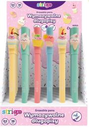 Opakowanie Długopis wymazywalny Strigo Ice Cram (36szt)