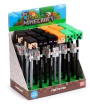 Opakowanie Długopis z silikonową nakładką Minecraft (24szt)