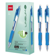 Długopis żelowy 0,5mm Arrix niebieski (12szt) DELI. Wydawca: DELI. Dadada.pl Opakowanie Długopis żelowy 0,5mm Arrix niebieski (12szt) DELI