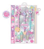 Opakowanie Długopisy żelowe wymazywalne w saszetce Buźki