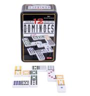 Opakowanie Domino Double 12 w metalowym pudełku