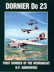 Dornier Do 23. Autor: H.P. Dabrowski. Dadada.pl Okładka książki Dornier Do 23