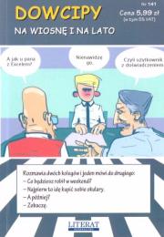 Dowcipy na wiosnę i na lato. Autor:   Praca zbiorowa. Dadada.pl Okładka książki Dowcipy na wiosnę i na lato
