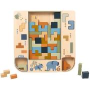 Opakowanie Drewniana tablica dla dzieci 2w1 Montessori