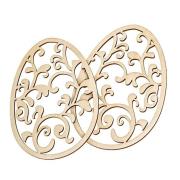 Drewniane ażurowe jajka 14cm 2szt. Wydawca: Dalprint. Dadada.pl Opakowanie Drewniane ażurowe jajka 14cm 2szt