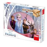 Opakowanie Drewniane klocki obrazkowe Kraina Lodu Frozen 12el